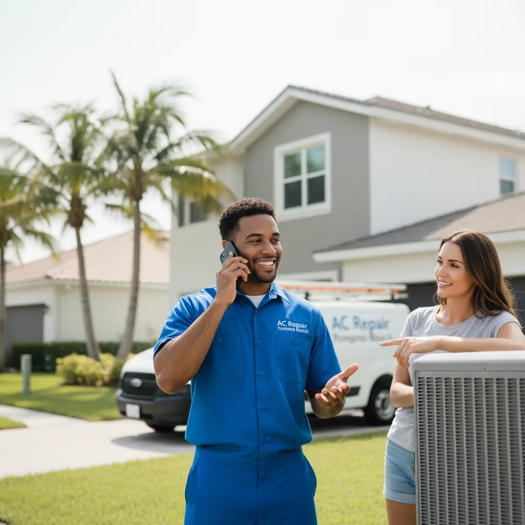 AC Repair Pompano Beach customer support in San Mateo